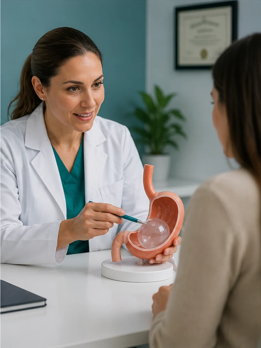 Consulta médica especializada sobre el balón intragástrico