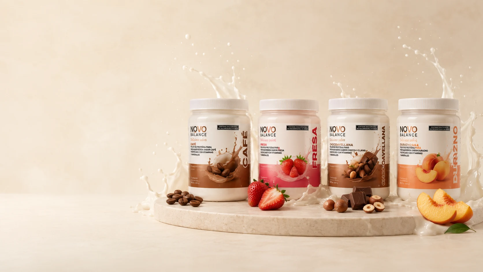 Proteínas de leche Novo Balance