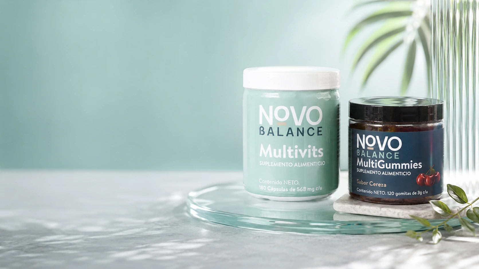 Multivitamínicos Novo Balance en cápsulas y gomitas
