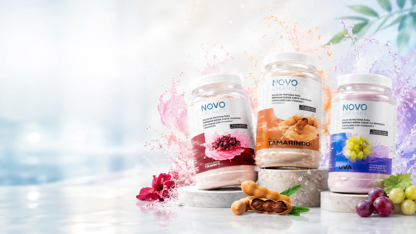 Proteínas de agua Novo Balance